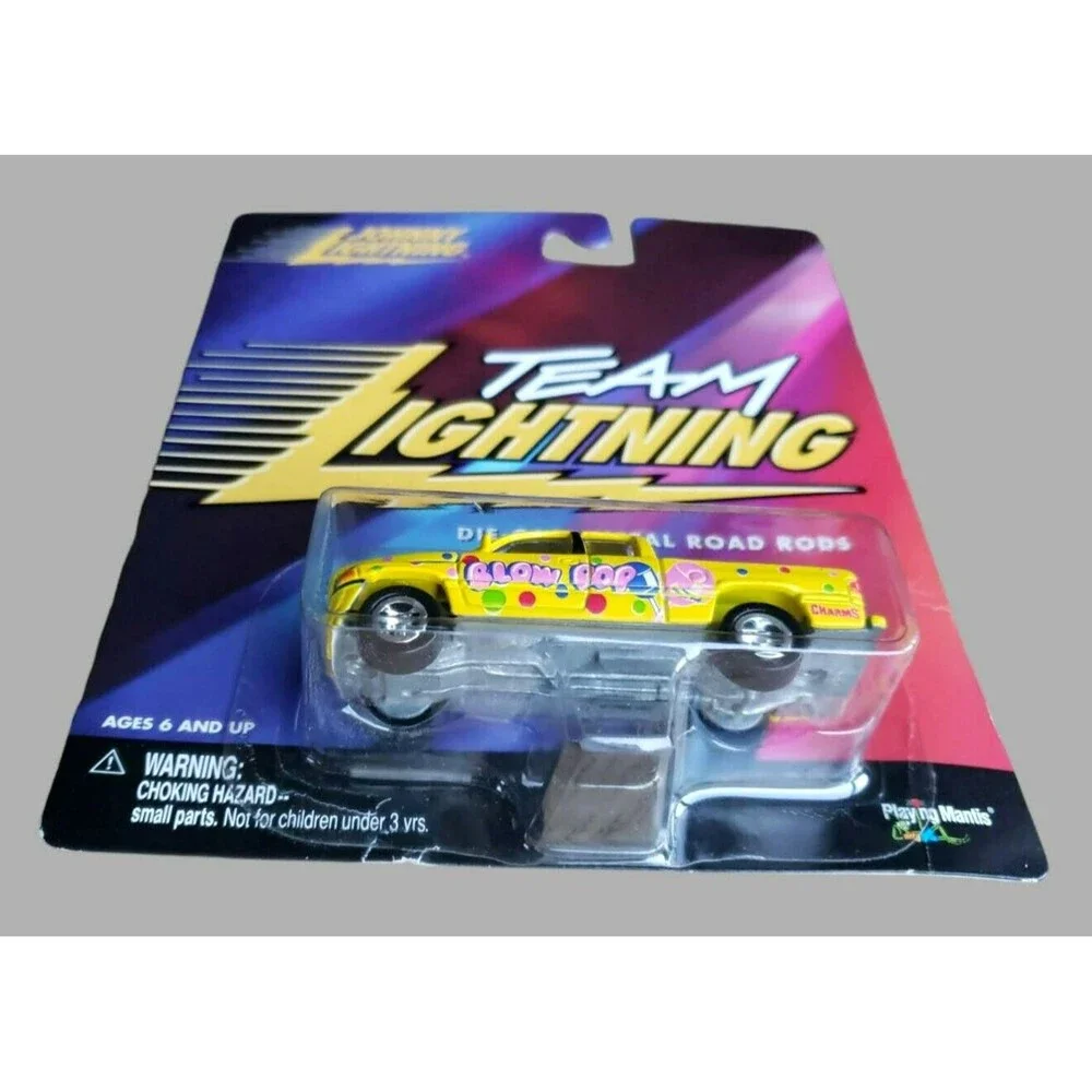 VGT 2000 Johnny Lightning 1996 DODGE RAM BLOW POP Yellow 1/6 Team Lightning 1:64